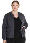 Pewter - Zip Front Jacket