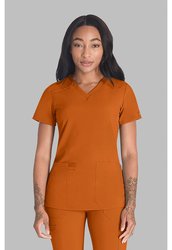 Women's V-Neck Scrub Top