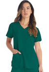 Hunter Green - Dickies EDS Essentials Women Scrub Top - Front View