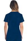 Navy - Dickies EDS Essentials Women Scrub Top - Back View
