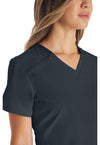 Pewter - Women's V-Neck Scrub Top (View 3)