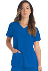 Royal - Dickies EDS Essentials Women Scrub Top - Front View