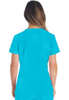 Turquoise - Dickies EDS Essentials Women Scrub Top - Back View