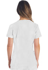 White - Dickies EDS Essentials Women Scrub Top - Back View