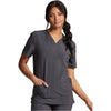 pewter - Unisex V-Neck Top