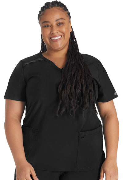 Women's Mock Wrap Scrub Top