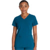 caribbean blue - Mock Wrap Top