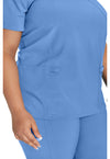 Ciel - Women's Mock Wrap Scrub Top (View 2)