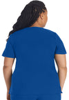 Galaxy Blue - Dickies EDS Essentials Women Scrub Top - Back View