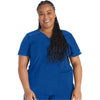 galaxy blue - Mock Wrap Top