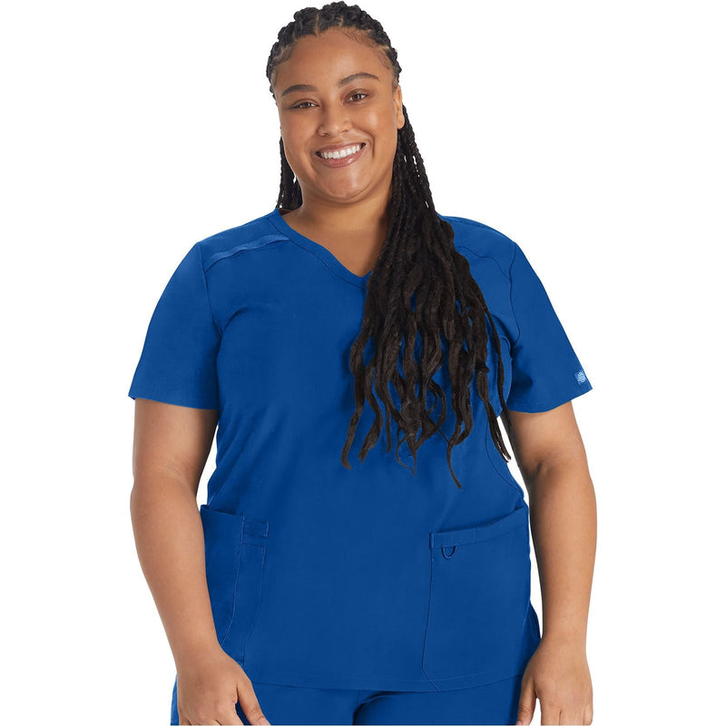 galaxy blue - Mock Wrap Top