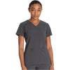 pewter - Mock Wrap Top