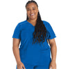royal - Mock Wrap Top