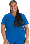 Royal - Dickies EDS Essentials Women Scrub Top - Front View