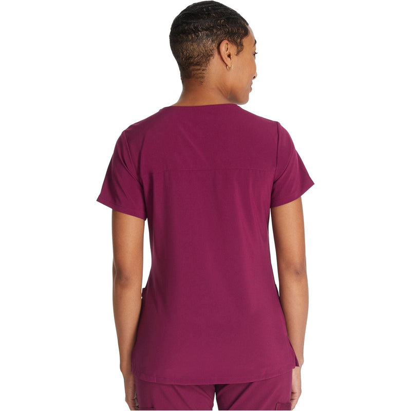 wine - Mock Wrap Top