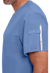 Ciel - Men's Tuckable V-Neck Scrub Top (View 3)