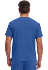 Galaxy Blue - Dickies EDS Essentials Men Scrub Top - Back View