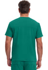 Hunter Green - Dickies EDS Essentials Men Scrub Top - Back View