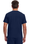 Navy - Dickies EDS Essentials Men Scrub Top - Back View