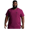 wine - Men's Tuckable V-Neck Top