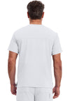 White - Dickies EDS Essentials Men Scrub Top - Back View
