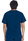 Navy - Dickies EDS Essentials Men Scrub Top - Back View