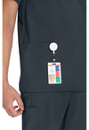 Pewter - Men's V-Neck Scrub Top (View 4)