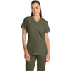 olive - V-Neck Top