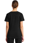 Black - Dickies Dynamix Women Scrub Top - Back View