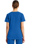 Royal - Dickies Dynamix Women Scrub Top - Back View