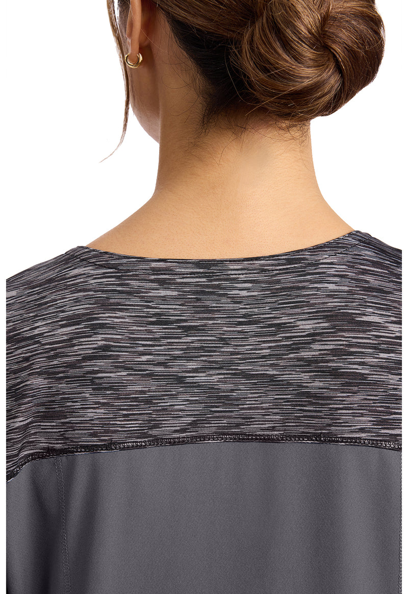 Pewter - Women's V-Neck Scrub Top (View 2)