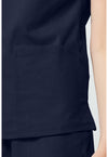 Navy - Women's V-neck Scrub Top (View 4)
