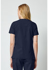 Navy - Dickies Forge Women Scrub Top - Back View