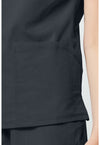 Pewter - Women's V-neck Scrub Top (View 4)