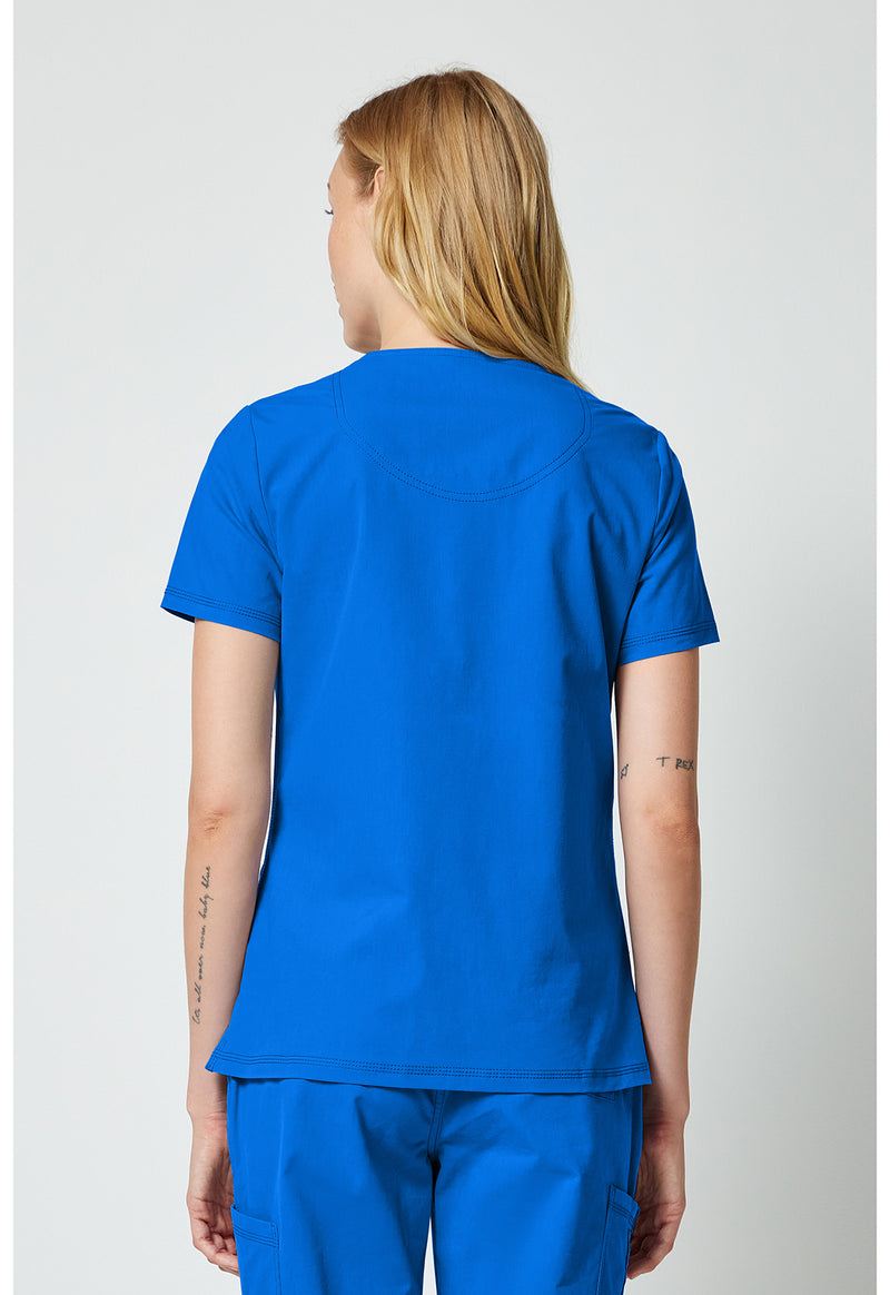 Royal - Dickies Forge Women Scrub Top - Back View