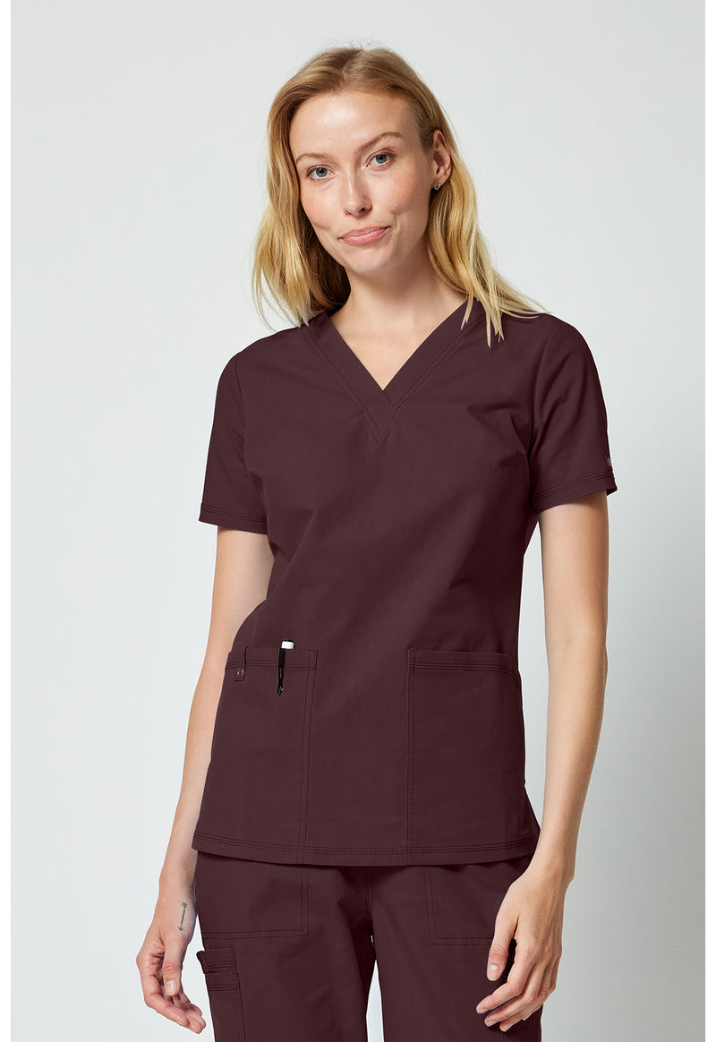 Terrain - Dickies Forge Women Scrub Top - Front View