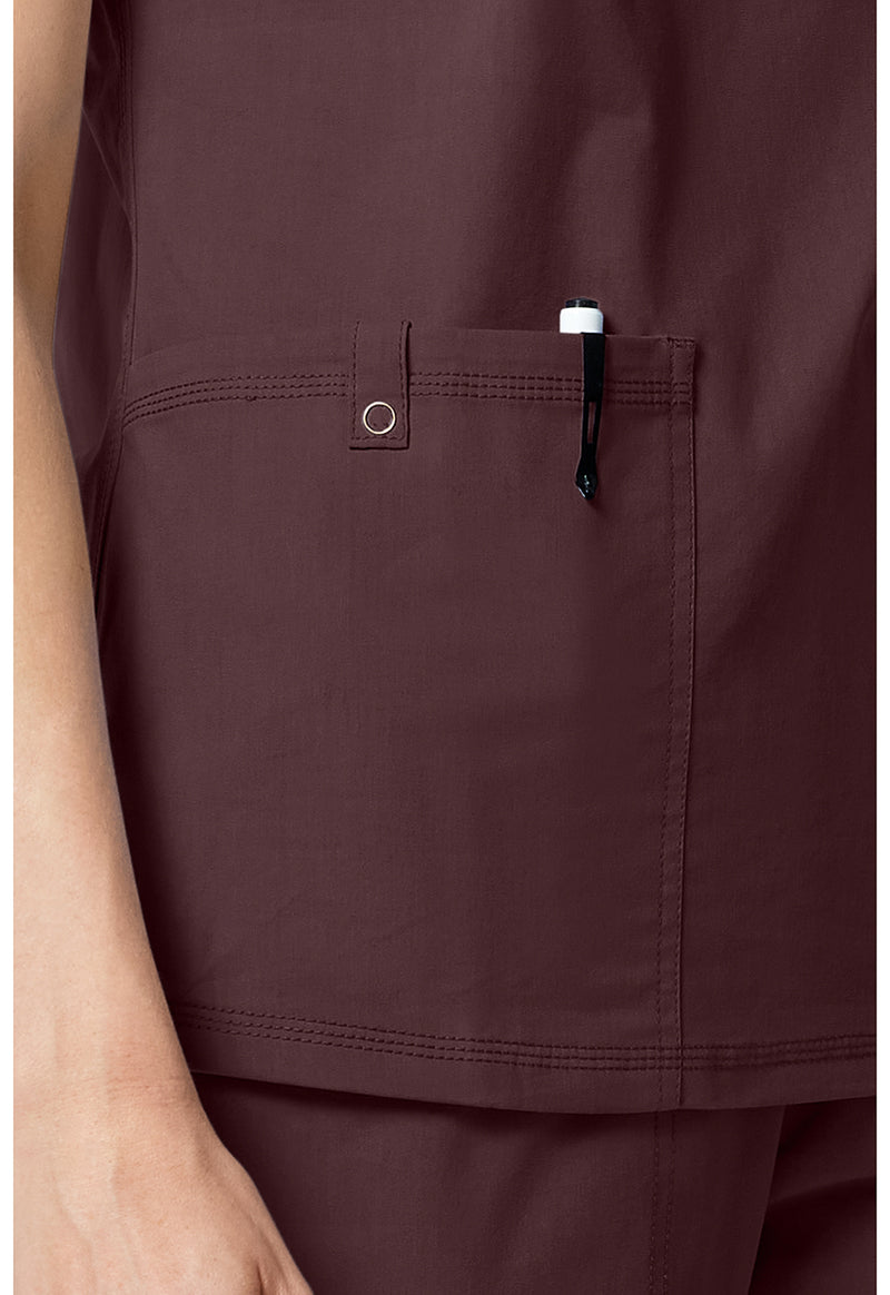Terrain - Women's V-neck Scrub Top (View 3)