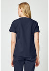 Navy - Dickies Forge Women Scrub Top - Back View