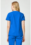 Royal - Dickies Forge Women Scrub Top - Back View