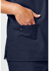 Navy - Men's V-Neck Top (View 3)