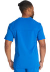 Royal - Dickies Balance Men Scrub Top - Back View