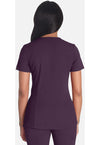Deep Amethyst - Dickies Balance Women Scrub Top - Back View