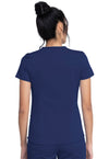Navy - Dickies Balance Women Scrub Top - Back View