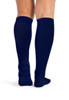 Navy - Knee High 8-15 mmHg Compression Sock (Back)