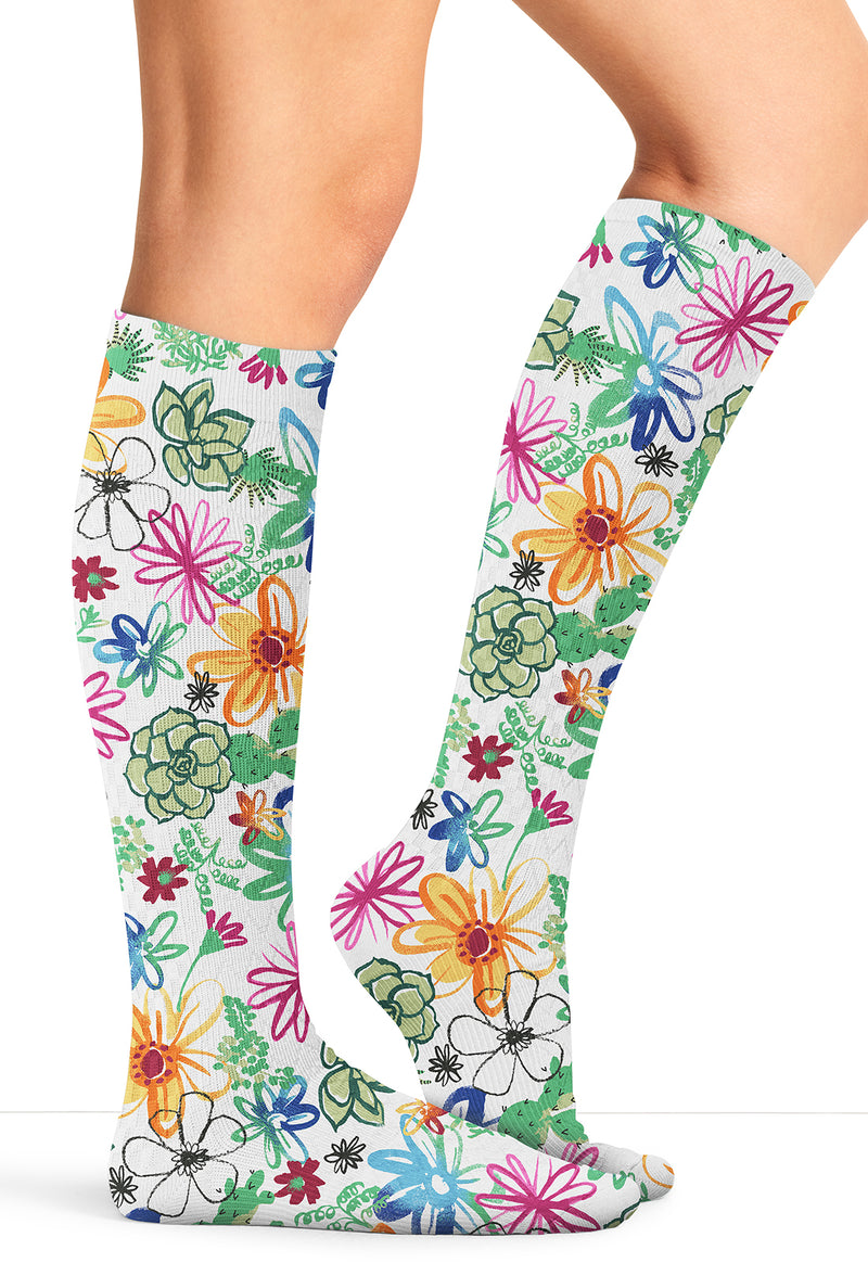 SWEET SUCCULENT - Knee High 8-15 mmHg Compression Sock