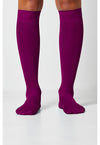 Wine - Knee High 8-15 mmHg Compression Sock