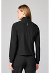 BLACK - Quilted Jacket (Back)