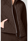 Dark Chocolate - Quilted Jacket (View 2)
