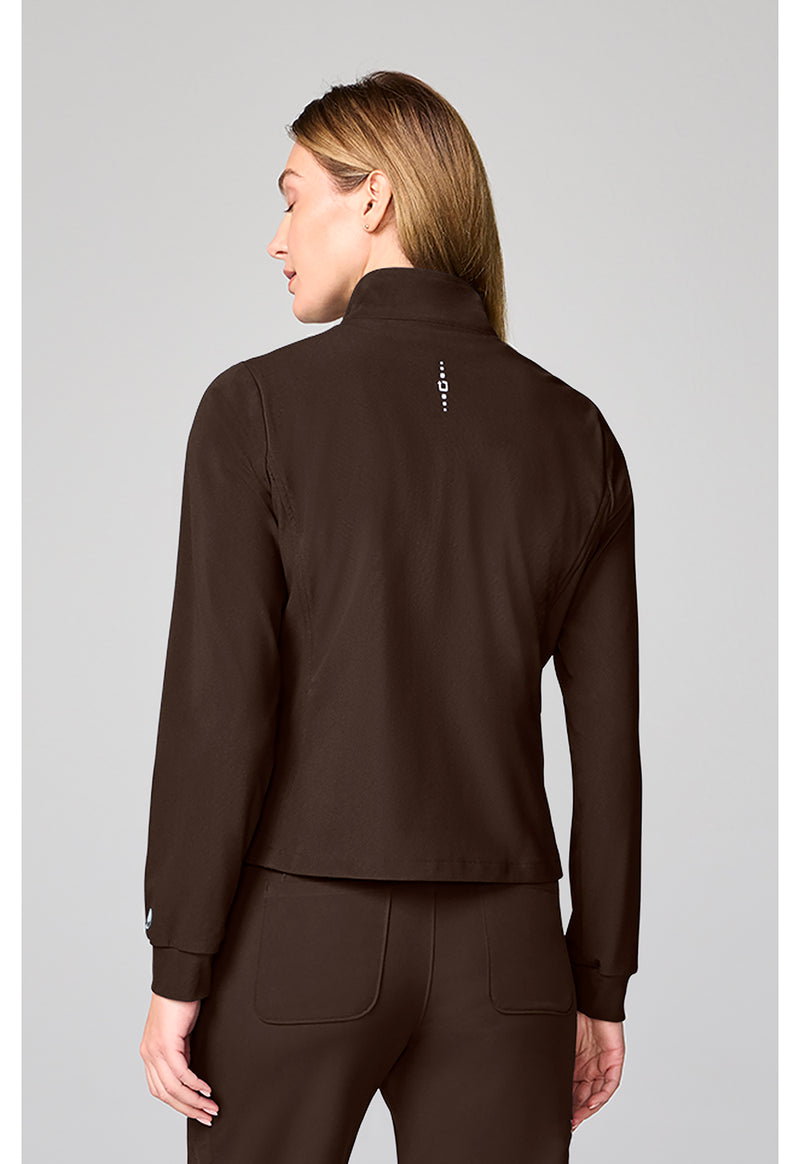 Dark Chocolate - Quilted Jacket (Back)