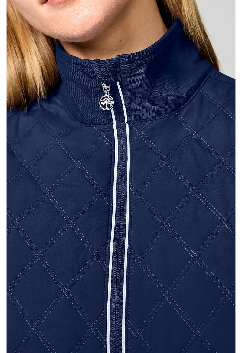 Navy - Quilted Jacket (View 3)